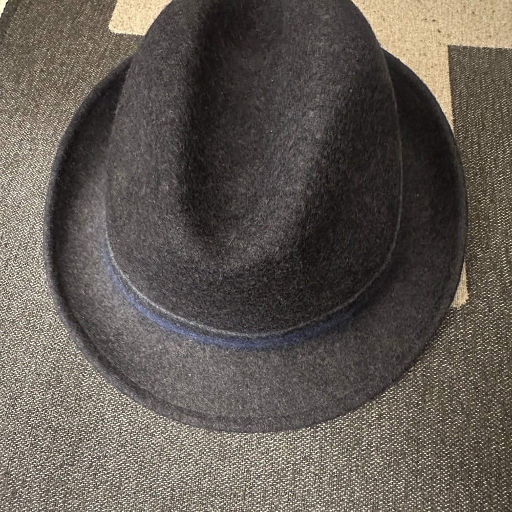 Paul Smith Charcoal Fedora Hat